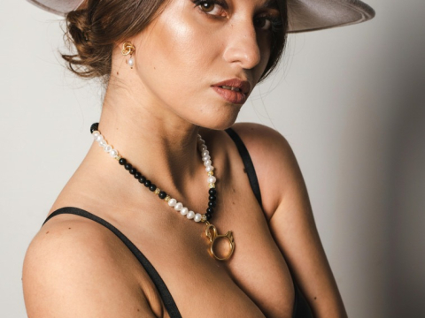 erijewels black and white perls